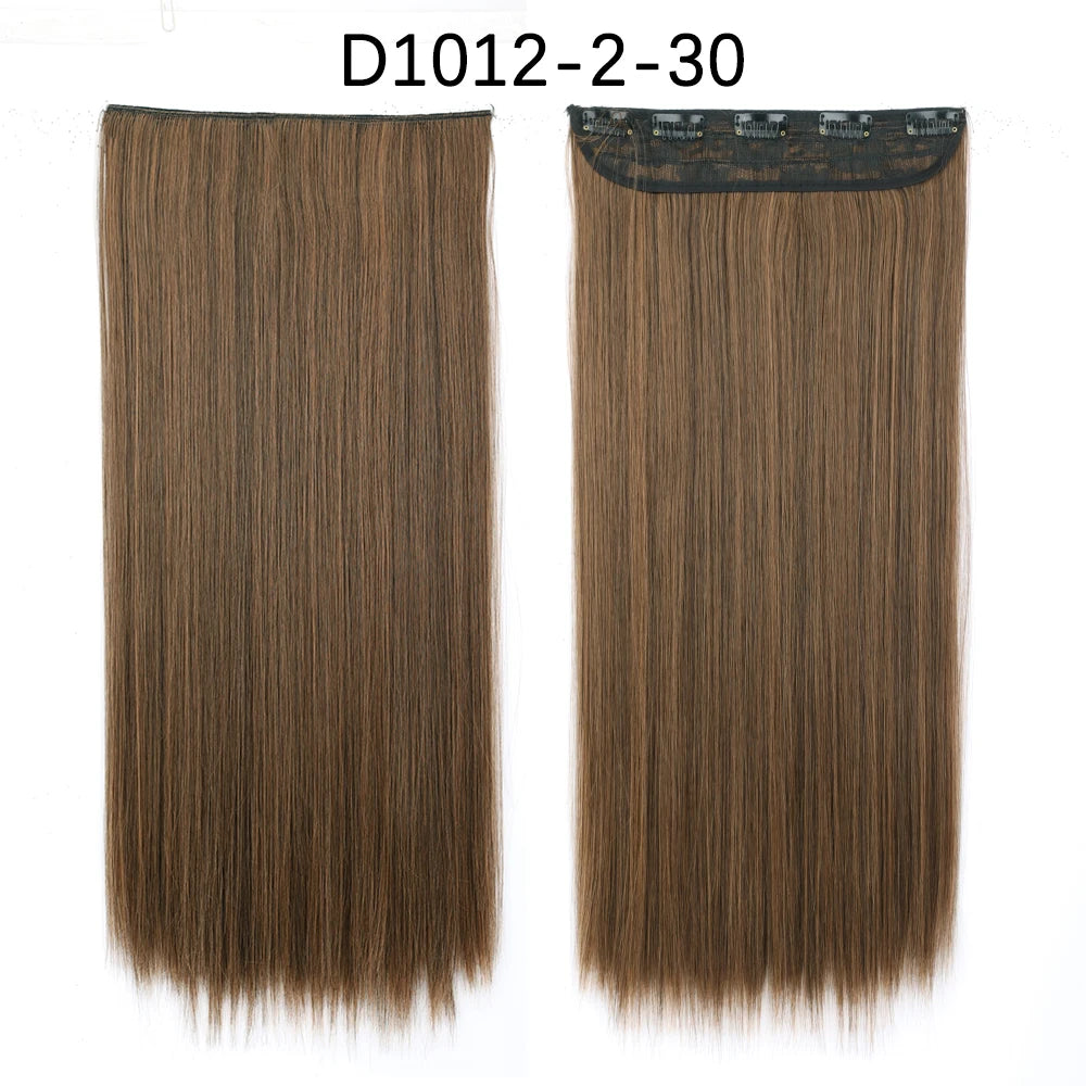 Transform your look with 's Long Ombre Brown to Blonde Water Wavy Clip-In Hair Extensions! 💁‍♀️✨ #HairGoals #HairExtensions