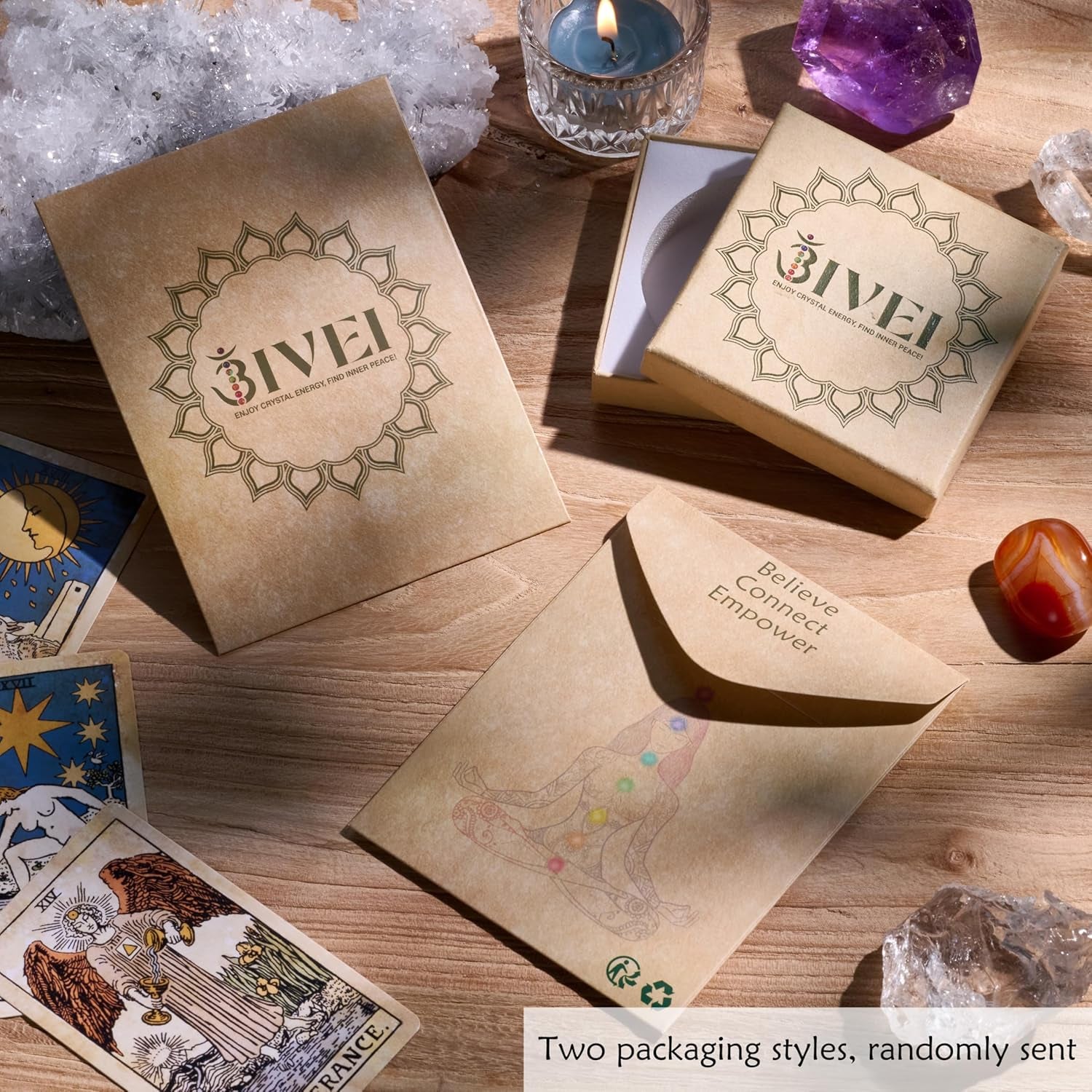 Enchanting Life Tree Crescent Moon Necklace - Unique Copper Wire Wrapped Gemstone Pendant - Perfect Christmas Gift for Women and Friends