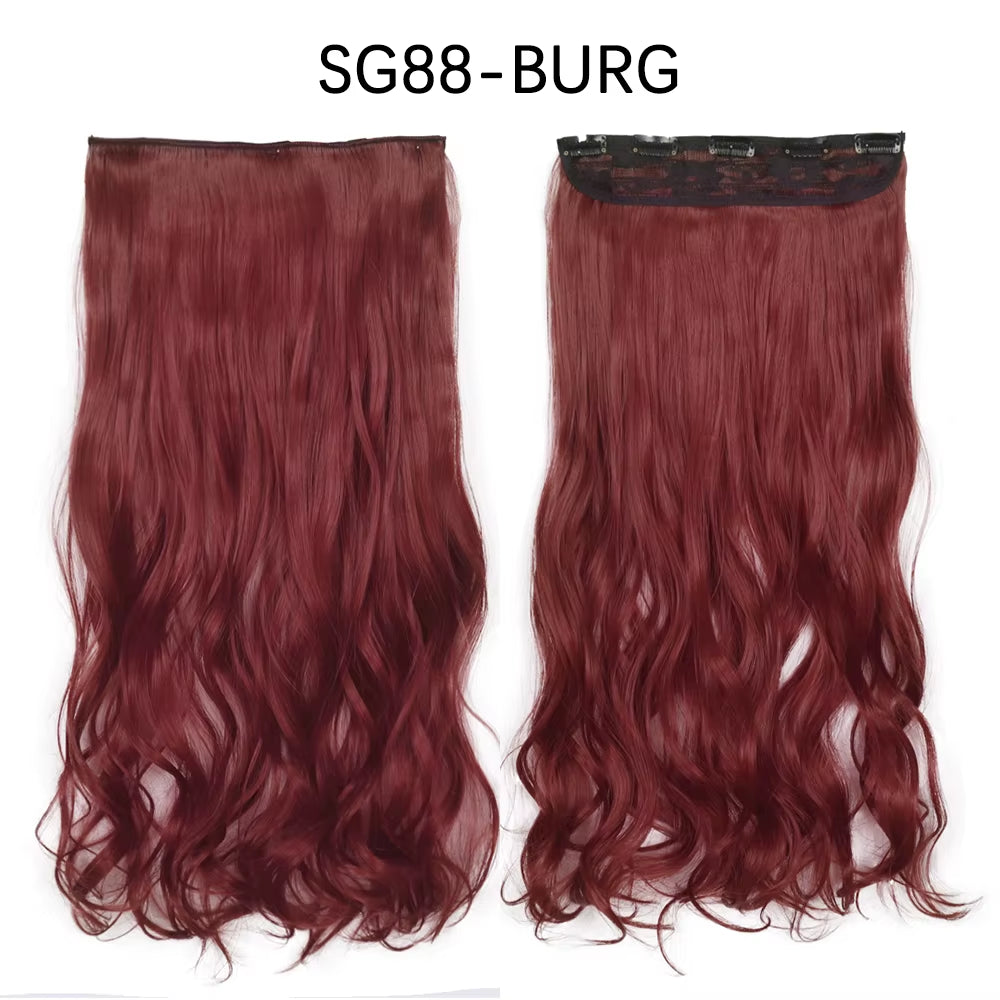 Transform your look with 's Long Ombre Brown to Blonde Water Wavy Clip-In Hair Extensions! 💁‍♀️✨ #HairGoals #HairExtensions