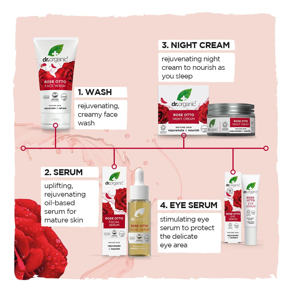 Revitalize Your Skin with  Rose Otto Face Scrub - Deep Exfoliation for Radiant, Glowy Skin | Vegan & Certified Organic | 125ml