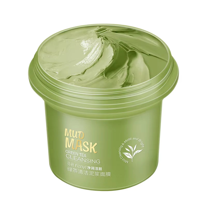 Revitalize Your Skin with Our Green Tea Ice Muscle Mud Mask! 🌿✨ Deep Cleanse, Banish Blackheads, and Minimize Pores for a Flawless Glow! 💚 #SkincareGoals #FaceMaskMagic