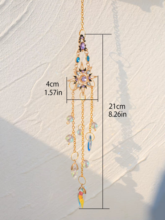 Transform your space with our stunning Suncatcher Crystal Moon! 🌙✨ Perfect for adding a touch of magic to your garden or home. 🌈💖 #HomeDecor #GardenMagic #Suncatcher