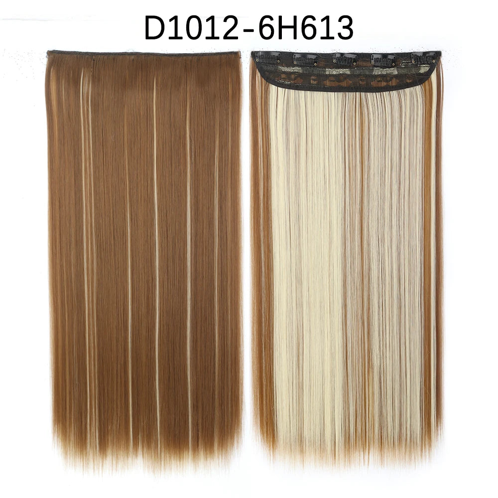 Transform your look with 's Long Ombre Brown to Blonde Water Wavy Clip-In Hair Extensions! 💁‍♀️✨ #HairGoals #HairExtensions