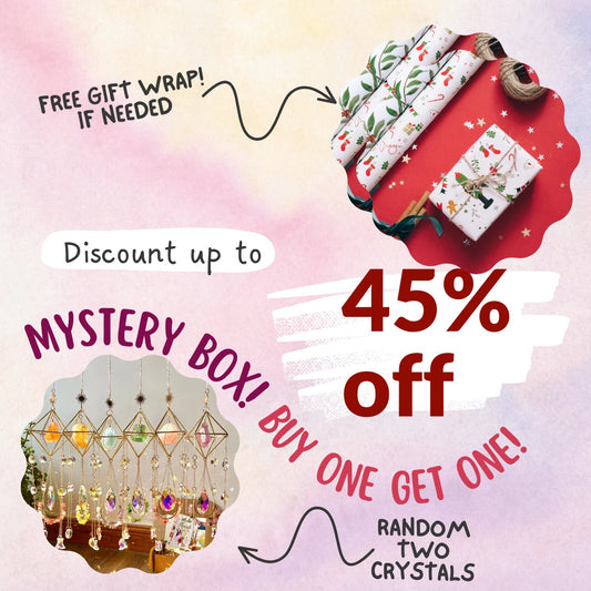 Sun Catcher for Window Hanging, Healing Crystal Suncatcher, Christmas Gift for Her Birthday Gift, Wall Decor Boho Room Decor, Rainbow Maker